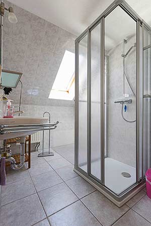 Bad/WC im Ferienhaus Magdalena in Horka